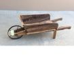 Rustic Country Flower Cart Planter For Garden Decor