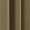 52 x 102 inch Solid Olive Green Thermal Blackout Curtain Panels - Set of 2