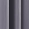 52 x 84 inch Solid Grey Thermal Blackout Curtain Panels - Set of 2