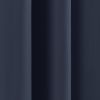 52 x 72 inch Solid Navy Blue Thermal Blackout Curtain Panels - Set of 2