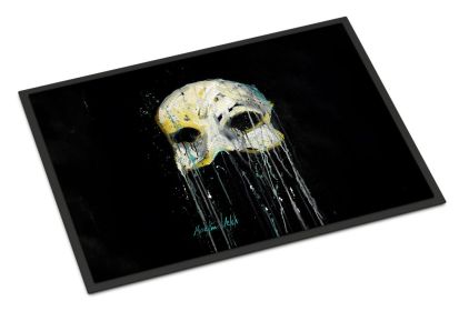 Mysterious Mask Doormat Front Door Mat Indoor Outdoor Rugs for Entryway, Non Slip Washable Low Pile, 24H X 36W