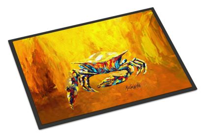 Crab Called the Bigger Jigger Doormat Front Door Mat Indoor Outdoor Rugs for Entryway, Non Slip Washable Low Pile, 24H X 36W